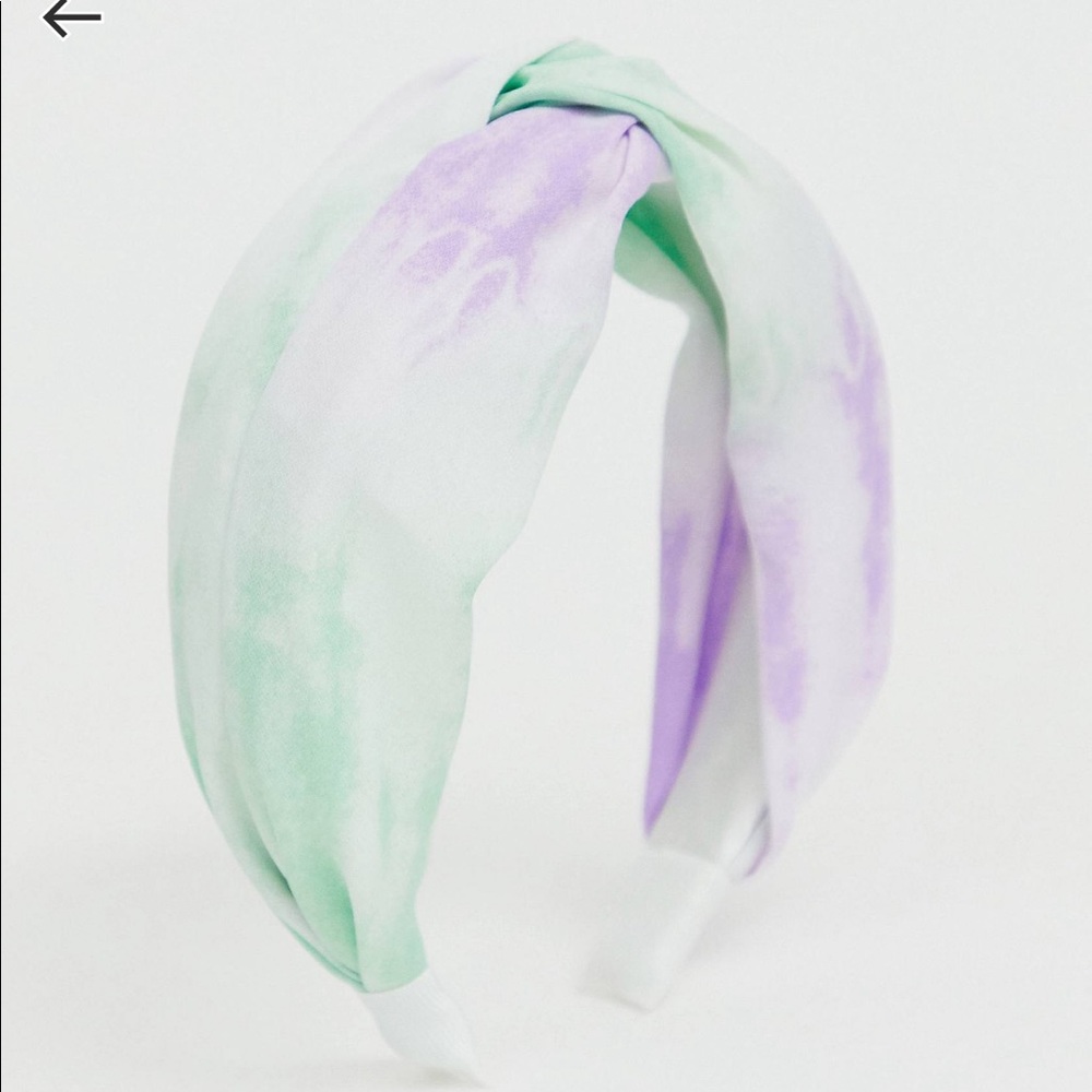 ASOS design twist headband tie dye print